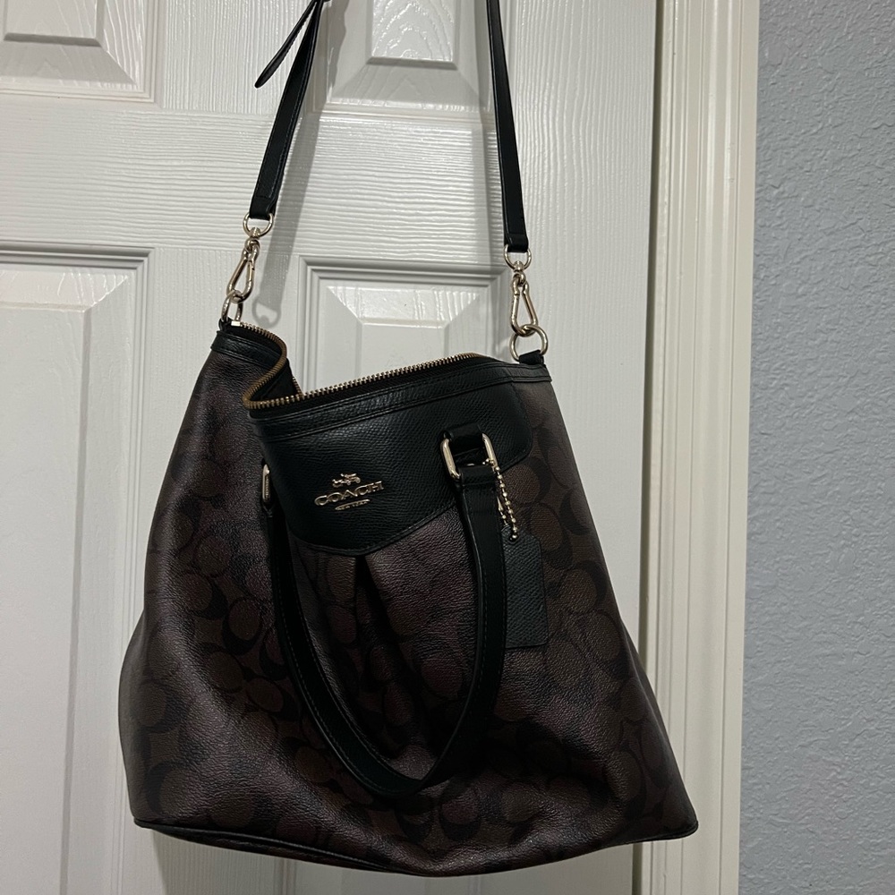 Black coach purse